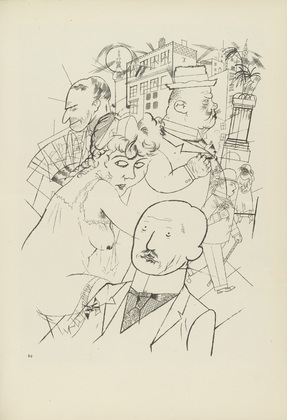 George Grosz. Plate 40 from Ecce Homo. 1922-1923 (reproduced drawings and watercolors executed 1915-22)