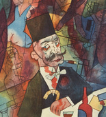 George Grosz. Plate VIII from Ecce Homo. 1922-1923 (reproduced drawings and watercolors executed 1915-22)