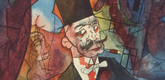 George Grosz. Plate VIII from Ecce Homo. 1922-1923 (reproduced drawings and watercolors executed 1915-22)