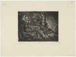 Otto Dix. Dead Man in the Mud (Toter im Schlamm) from The War (Der Krieg). (1924)