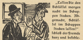 Ernst Ludwig Kirchner. Downfall: Kleinkern and the Stranger (Niedergang: Kleinkern und der Fremde) (in-text plate, page 96) from Neben der Heerstrasse (Off the Main Road). 1923