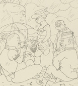 George Grosz. Plate 43 from Ecce Homo. 1922-1923 (reproduced drawings and watercolors executed 1915-22)