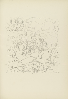 George Grosz. Plate 43 from Ecce Homo. 1922-1923 (reproduced drawings and watercolors executed 1915-22)