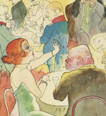 George Grosz. Plate IX from Ecce Homo. 1922-1923 (reproduced drawings and watercolors executed 1915-22)