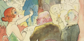 George Grosz. Plate IX from Ecce Homo. 1922-1923 (reproduced drawings and watercolors executed 1915-22)