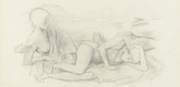 Karl Hofer. Two Women by the Shore. (c. 1928-29)