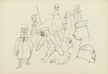 George Grosz. Plate 45 from Ecce Homo. 1922-1923 (reproduced drawings and watercolors executed 1915-22)