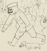 George Grosz. Plate 45 from Ecce Homo. 1922-1923 (reproduced drawings and watercolors executed 1915-22)