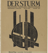 László Moholy-Nagy. Untitled (Composition) (ohne Titel (Komposition)) from the periodical Der Sturm, vol. 13, no. 1 (Jan 1923). 1923