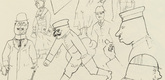 George Grosz. Plate 45 from Ecce Homo. 1922-1923 (reproduced drawings and watercolors executed 1915-22)