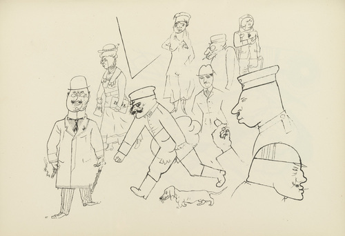 George Grosz. Plate 45 from Ecce Homo. 1922-1923 (reproduced drawings and watercolors executed 1915-22)
