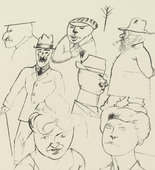 George Grosz. Plate 47 from Ecce Homo. 1922-1923 (reproduced drawings and watercolors executed 1915-22)