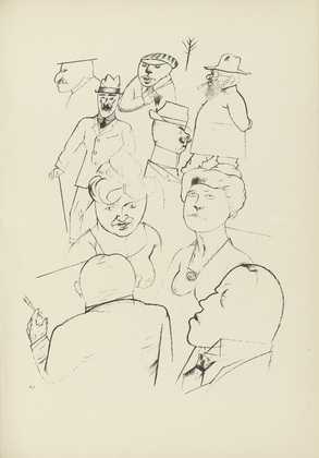 George Grosz. Plate 47 from Ecce Homo. 1922-1923 (reproduced drawings and watercolors executed 1915-22)