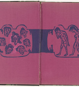 Ernst Ludwig Kirchner. Front endpapers (Vorsatz) from Umbra vitae (Shadow of Life). 1924