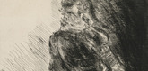 Lovis Corinth. Rudolf Rittner as Florian Geyer (Rudolf Rittner als Florian Geyer) for the portfolio Compositions (Kompositionen). (1921-22)