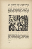 Ernst Ludwig Kirchner. As Josua Grübler Found his Way: Josua and Priska (Wie Josua Grübler seinen Weg fand: Josua und Priska) (in-text plate, page 214) from  Neben der Heerstrasse (Off the Main Road). 1923