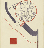 Oskar Schlemmer. Postcard for the Bauhaus Exhibition (Postkarte für die Bauhaus-Ausstellung). (1923)