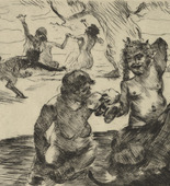 Lovis Corinth. Bacchus from Classical Legends (Antike Legenden). 1919