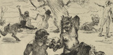 Lovis Corinth. Bacchus from Classical Legends (Antike Legenden). 1919