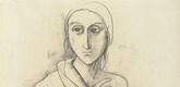 Karl Hofer. Woman with Draped Shoulders. (c. 1936)
