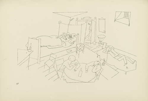 George Grosz. Plate 49 from Ecce Homo. 1922-1923 (reproduced drawings and watercolors executed 1915-22)