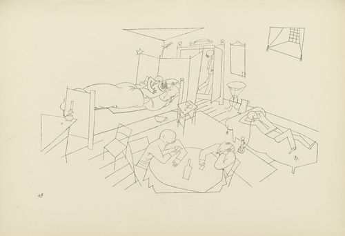 George Grosz. Plate 49 from Ecce Homo. 1922-1923 (reproduced drawings and watercolors executed 1915-22)