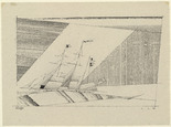 Lyonel Feininger. Three-Masted Frigate. 1942