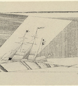 Lyonel Feininger. Three-Masted Frigate. 1942