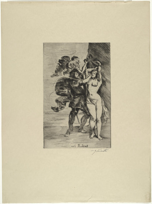 Lovis Corinth. Perseus and Andromeda (Perseus und Andromeda) from Classical Legends (Antike Legenden). 1919