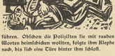 Ernst Ludwig Kirchner. Altwinkel: Wintsch Stabbed to Death (Altwinkel: Der niedergestochene Wintsch) (in-text plate, page 321) from Neben der Heerstrasse (Off the Main Road). 1923