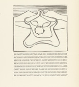 Gerhard Marcks. Jonah in Despair (Jona in Verzweiflung) from Jonah (Jona). (1950)