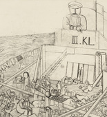 Lasar Segall. Third Class (Terceira classe) from the series Emigrants (Emigrantes). 1928