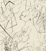 George Grosz. Plate 51 from Ecce Homo. 1922-1923 (reproduced drawings and watercolors executed 1915-22)