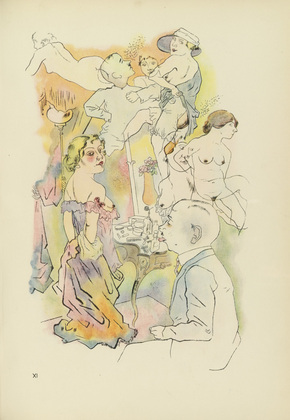 George Grosz. Plate XI from Ecce Homo. 1922-1923 (reproduced drawings and watercolors executed 1915-22)