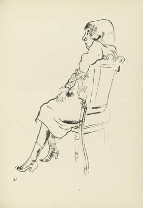 George Grosz. Plate 53 from Ecce Homo. 1922-1923 (reproduced drawings and watercolors executed 1915-22)