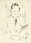 Max Beckmann. Portrait of Reinhard Piper (Bildnis Reinhard Piper). 1921