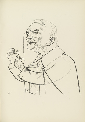 George Grosz. Plate 54 from Ecce Homo. 1922-1923 (reproduced drawings and watercolors executed 1915-22)