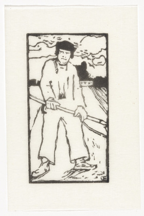 Emil Orlik. Slovak (Slowake) from Small Woodcuts (Kleine Holzschnitte). 1920 (prints executed 1896-1899)