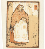 Emil Orlik. Market Woman (Marktweib) from Small Woodcuts (Kleine Holzschnitte). 1920 (prints executed 1896-1899)