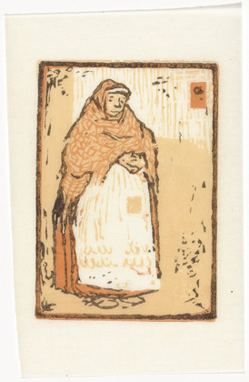 Emil Orlik. Market Woman (Marktweib) from Small Woodcuts (Kleine Holzschnitte). 1920 (prints executed 1896-1899)