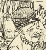 Max Beckmann. Tavern (Kaschemme) from Trip to Berlin 1922 (Berliner Reise 1922). 1922