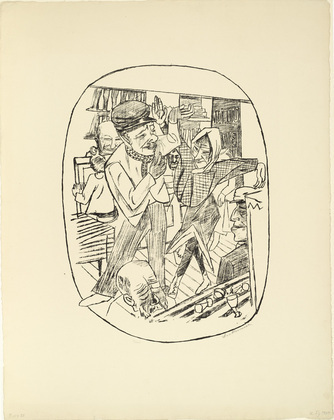 Max Beckmann. Tavern (Kaschemme) from Trip to Berlin 1922 (Berliner Reise 1922). 1922
