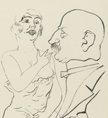 George Grosz. Plate 57 from Ecce Homo. 1922-1923 (reproduced drawings and watercolors executed 1915-22)