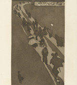 Eugen Kirchner. November (plate, facing page 216) from the periodical Pan, vol. II, no. 3 (Oct-Nov-Dec 1896). (1896)
