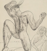 Max Beckmann. The Chained One (Der Gefesselte). (1944)