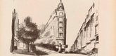 Jean Marchand. View of a Street (Strassenansicht) (plate, preceding p. 63) from Jahrbuch der jungen Kunst, vol. 5. 1924