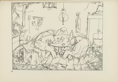 George Grosz. Plate 58 from Ecce Homo. 1922-1923 (reproduced drawings and watercolors executed 1915-22)
