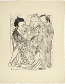 Max Beckmann. The Disillusioned II (Die Enttäuschten II) from the portfolio Trip to Berlin 1922 (Berliner Reise 1922). 1922