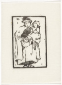 Emil Orlik. Mother and Child (Mutter und Kind) from Small Woodcuts (Kleine Holzschnitte). 1920 (prints executed 1896-1899)