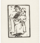 Emil Orlik. Mother and Child (Mutter und Kind) from Small Woodcuts (Kleine Holzschnitte). 1920 (prints executed 1896-1899)